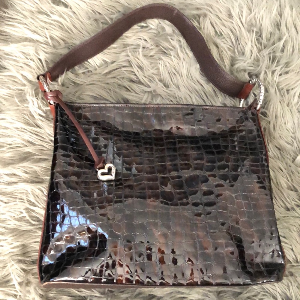 “Brighten” textured leather purse